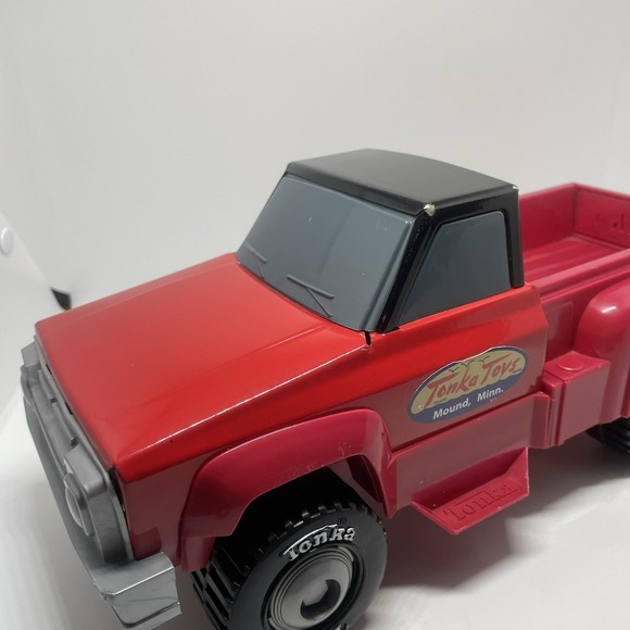 Tonka Toys Mound Minn Hasbro 2012 Red Pick Up Truck Toy - Picture 15 of 16